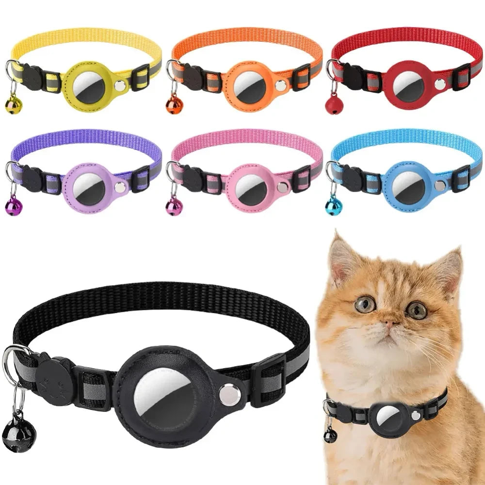 Reflective AirTag Collar for Small Pets
