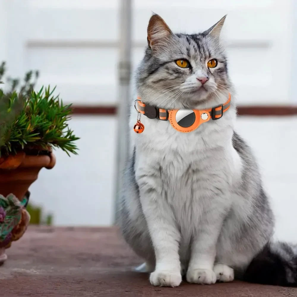 Reflective AirTag Collar for Small Pets