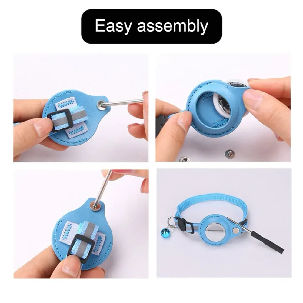 Reflective AirTag Collar for Small Pets