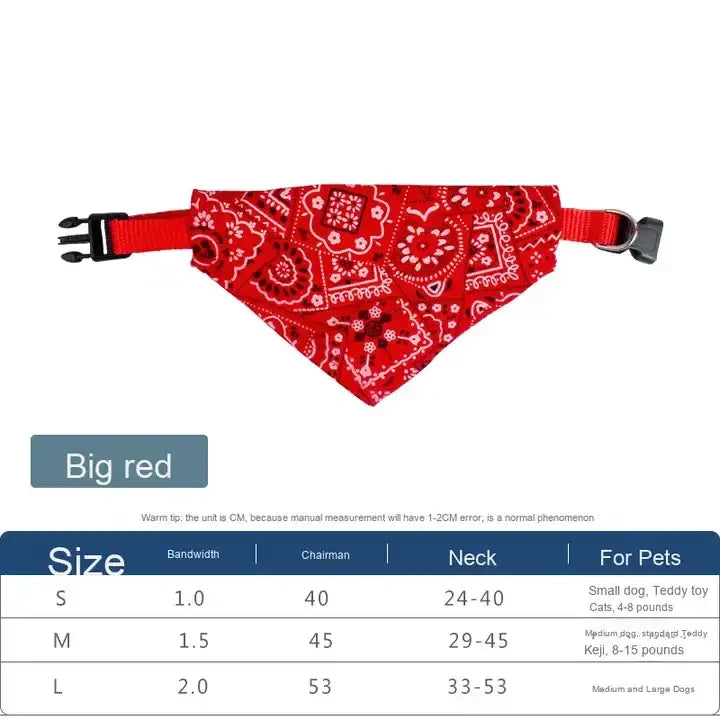 Adjustable Pet Bandana